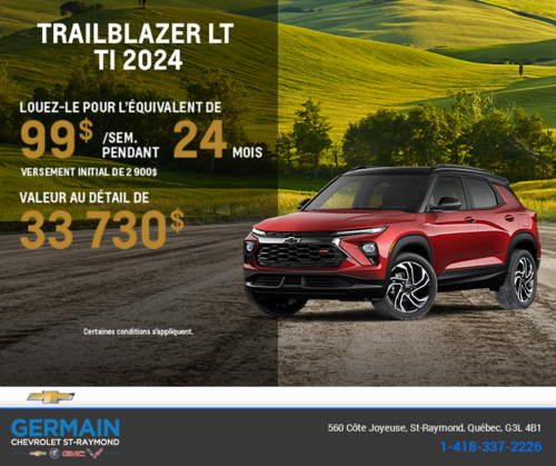 Le Chevrolet Trailblazer LT 2024