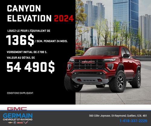 Le GMC Canyon 2024