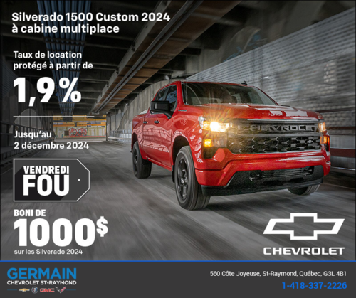 Procurez-vous le Chevrolet Silverado 1500 2024