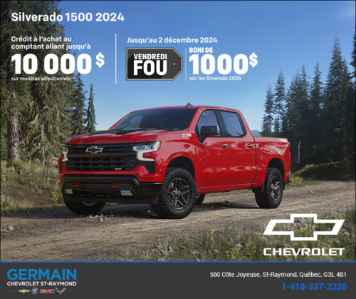 Procurez-vous le Chevrolet Silverado 1500 2024