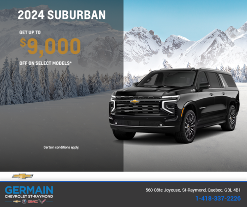 Get the 2024 Chevrolet Suburban