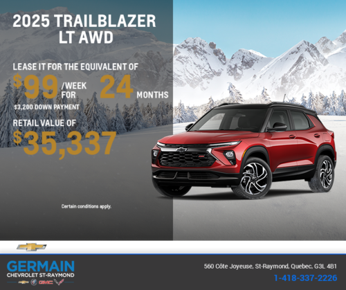 Get the 2024 Chevrolet Trailblazer LT AWD