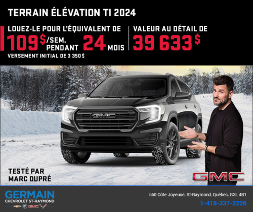 Le GMC Terrain 2024