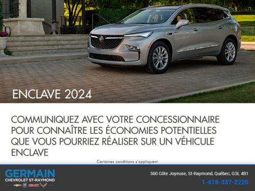 Procurez-vous le Buick Enclave 2024