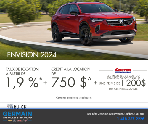 Procurez-vous la Buick Envision 2024