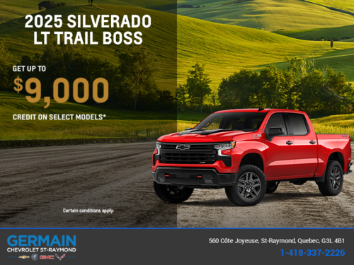 Get the 2025 Chevrolet Silverado 1500 LT Trail Boss