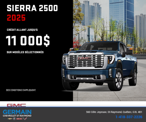 Le GMC Sierra 2500 2025