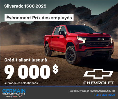 Procurez-vous le Chevrolet Silverado 1500 2025