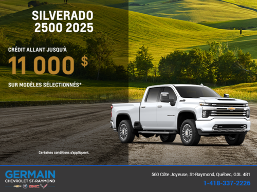 Procurez-vous le Chevrolet Silverado 2500 2025