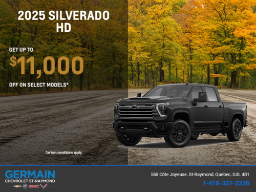 Get the 2025 Chevrolet Silverado HD