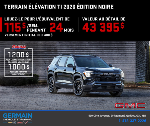 Le GMC Terrain 2026