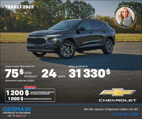 Procurez-vous le Chevrolet Trax LT 2025