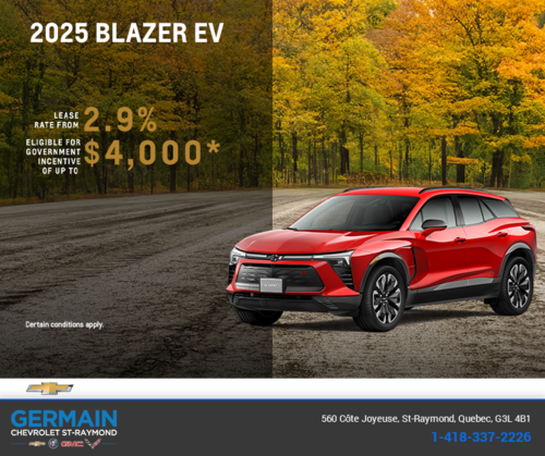 Get the 2025 Chevrolet Blazer EV