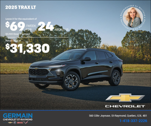 Get the 2025 Chevrolet Trax LT