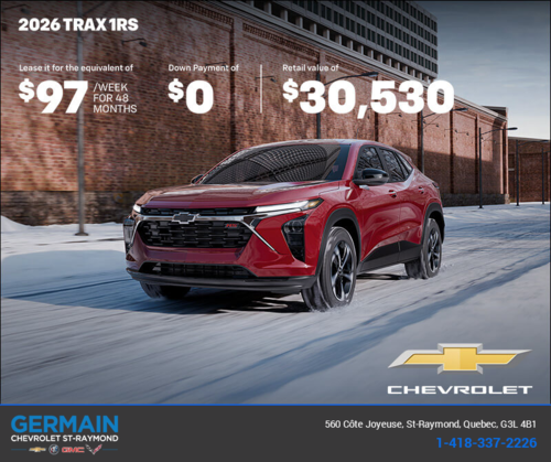 Get the 2026 Chevrolet Trax