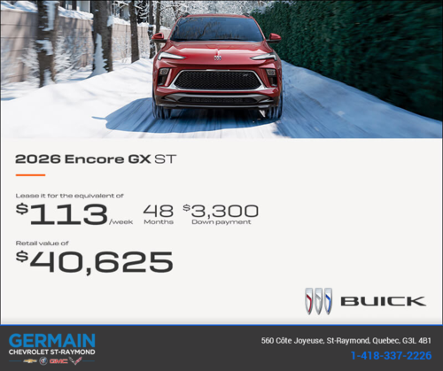 Get the 2026 Buick Encore GX