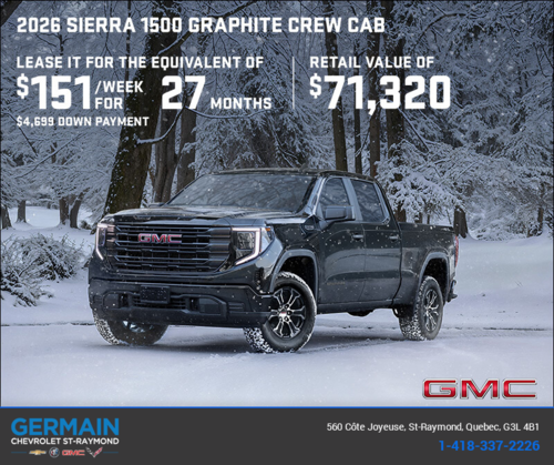 The 2026 GMC Sierra 1500 Graphite
