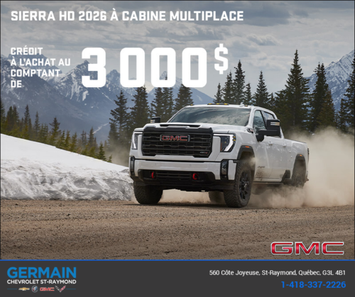 Le GMC Sierra HD à cabine multiplace 2026