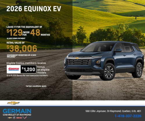 Get the 2026 Chevrolet Equinox EV