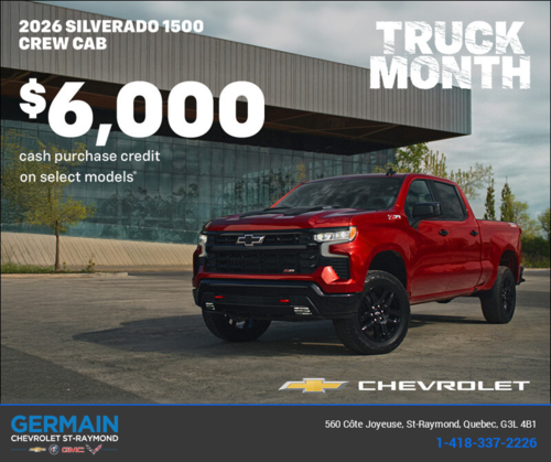 Get the 2026 Chevrolet Silverado 1500 Crew Cab