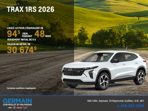 Le Chevrolet Trax 2026