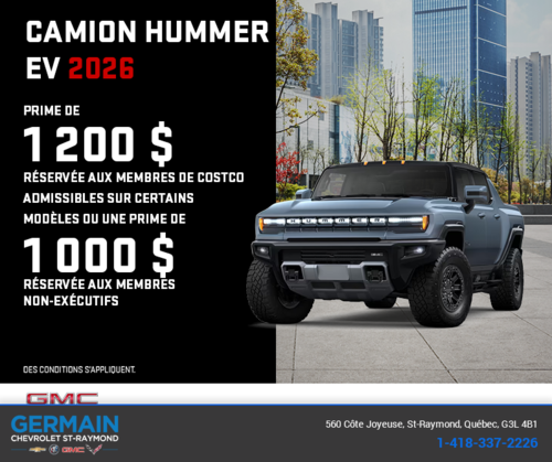 Le GMC Camion Hummer EV 2026