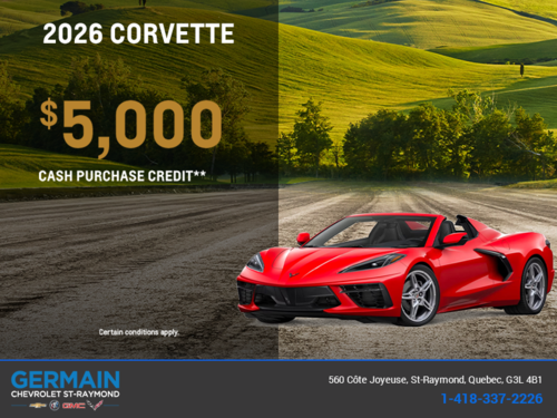 Get the 2026 Chevrolet Corvette