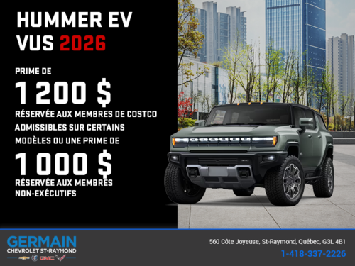 Le GMC Hummer EV VUS 2026