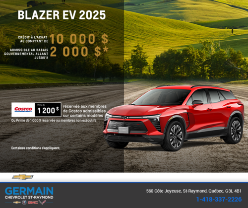 Procurez-vous le Chevrolet Blazer EV 2025