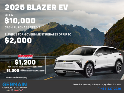 Get the 2025 Chevrolet Blazer EV