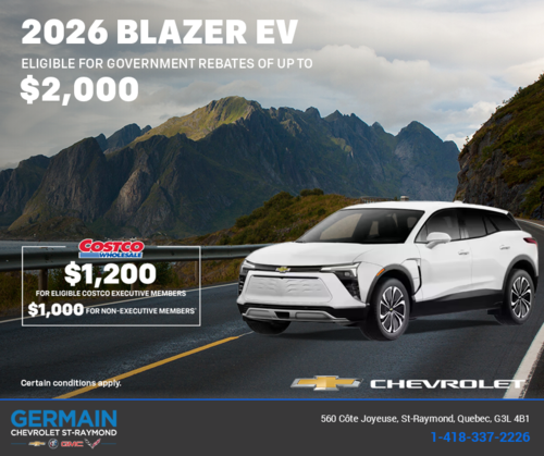 Get the 2026 Chevrolet Blazer EV