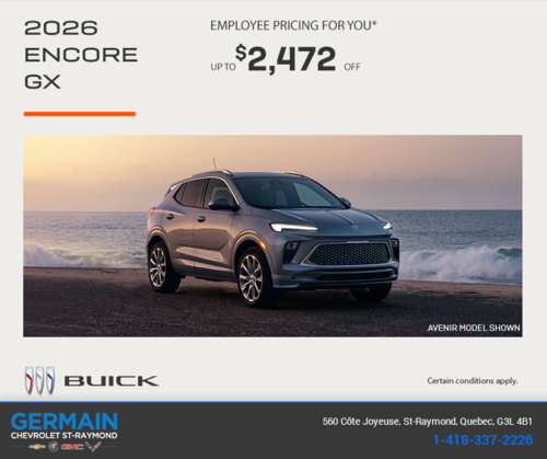 Get the 2026 Buick Encore GX