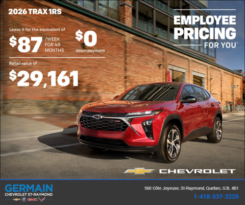 The 2026 Chevrolet Trax 2RS