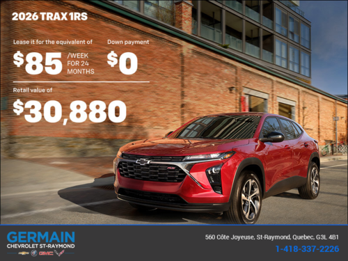 The 2026 Chevrolet Trax 1RS