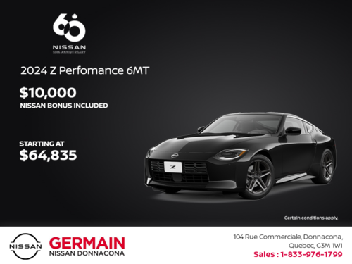 Get the 2024 Nissan Z Today!
