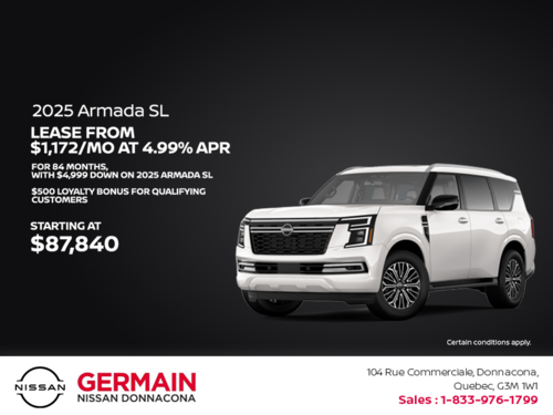 Get the 2025 Nissan Armada Today!