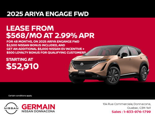 Get the 2025 Ariya Today!