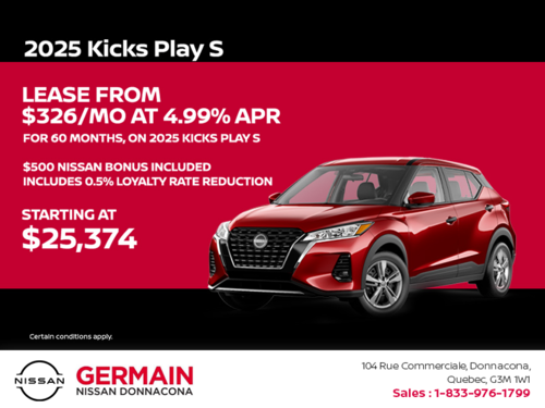 Get the 2025 Kicks S Play Today!