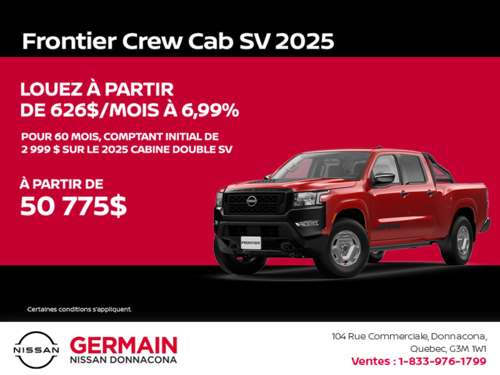 Obtenez le Frontier 2025 !