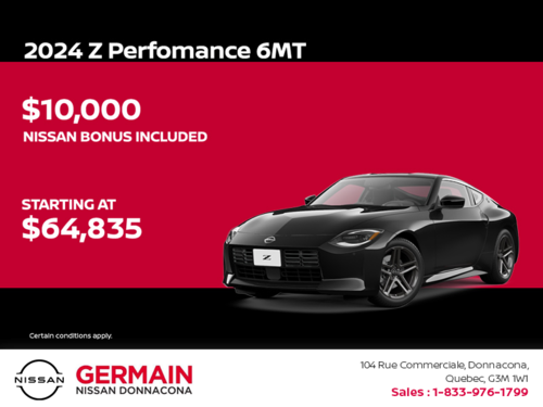 Get the 2024 Nissan Z Today!