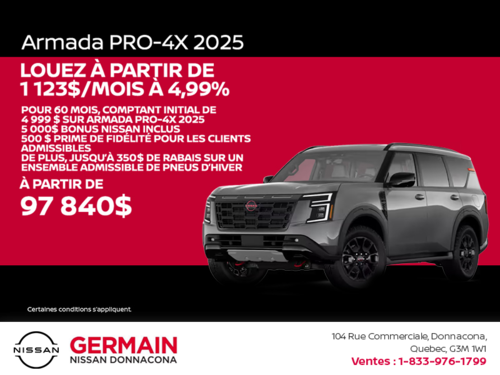 Obtenez la Armada 2025 !