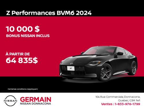 Obtenez le Nissan Z 2024!