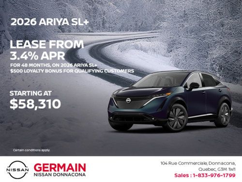 Get the 2026 Ariya Today!