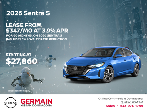 Get the 2026 Sentra Today!