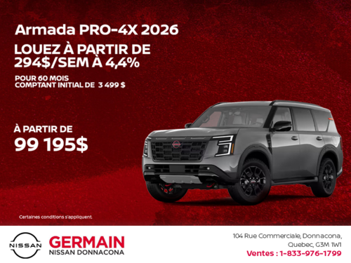 Obtenez la Armada 2026 !