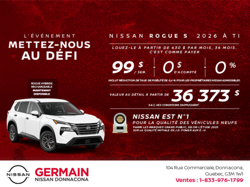 Obtenez le Rogue S 2026 !