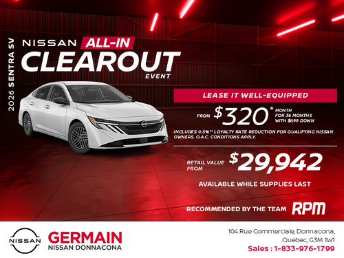 Get the 2026 Sentra SV!