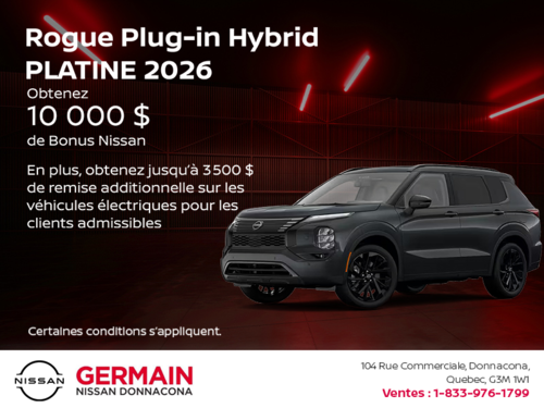 Nissan Rogue Plug-in Hybrid 2026