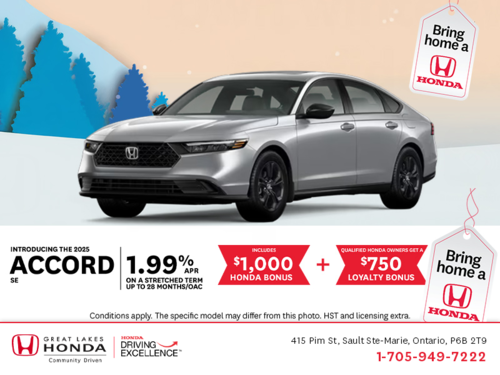 Get the 2025 Honda Accord!