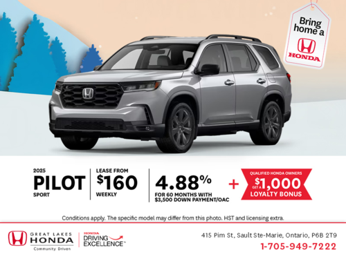 Get the 2025 Honda Pilot